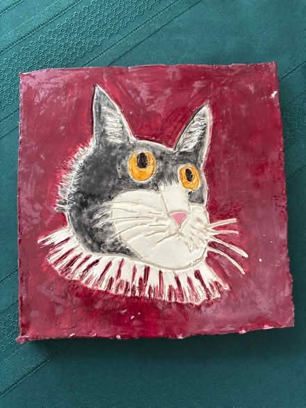 Photo of free Ceramic cat tile (Croton-on-Hudson) #1