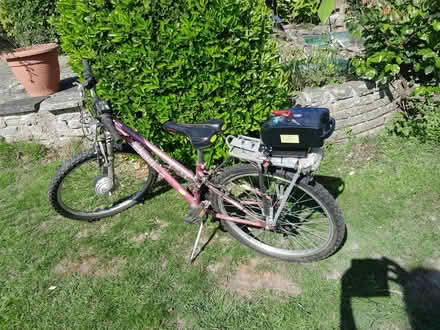 Photo of free Pink Apollo girls bike with retro electric motor (Harley Shute TN38) #1