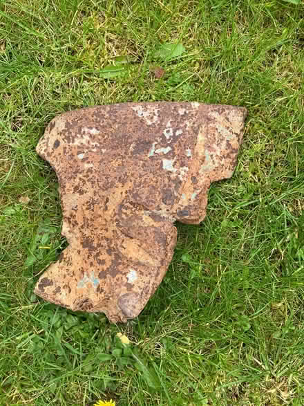 Photo of free Old metal inc axe head and drain hopper (Cookridge LS16) #1