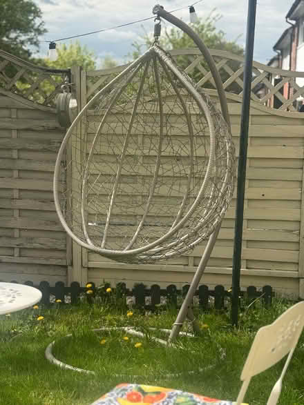 Photo of free Egg chair without cushion (Sheffield S8 woodseats) #1