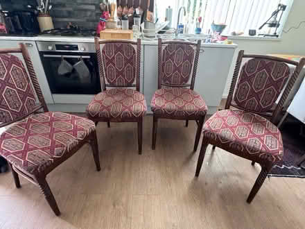 Photo of free Antique dining chairs (Barry CF62) #1