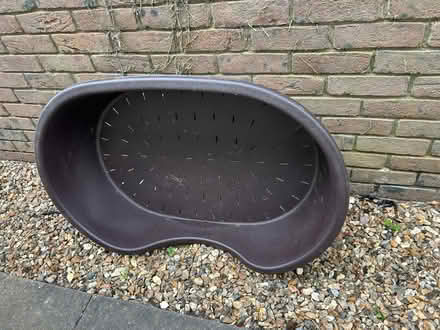 Photo of free Large plastic dog bed (Binfield Heath RG9) #1