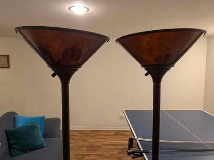 Photo of free 2 "torchiere" floor lamps (South Elgin, IL) #2