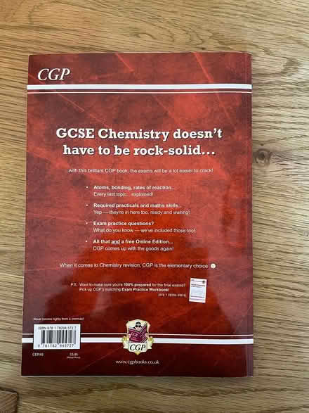 Photo of free GCSE chemistry guide / Edexcel (Headington, Oxford OX3) #2