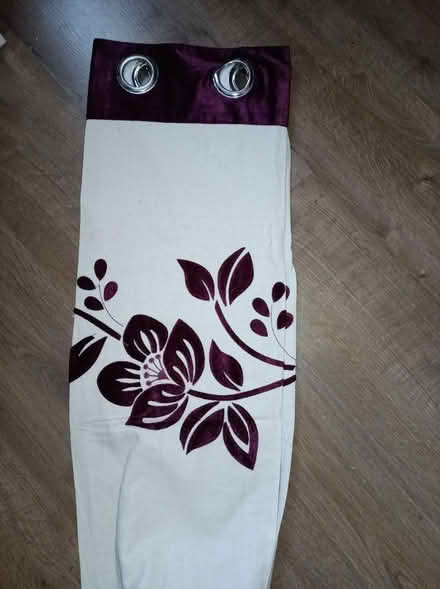 Photo of free Pair of door length curtains (Odd Down) #1