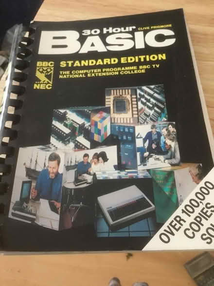 Photo of free Vintage BASIC computer book (B62 near Blackheath) #1