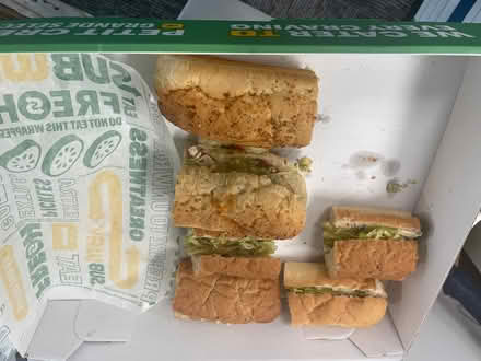 Photo of free Veggie sandwiches from Subway (Highways 7 and 48) #1