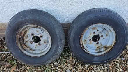 Photo of free Trailer wheels (Colehill BH21) #1