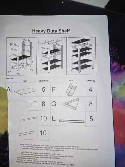 Photo of free Shelving rack (Poplars SG2) #1