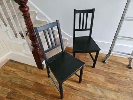 Photo of free 2 wooden chairs (Wandsworth Common SW11) #1