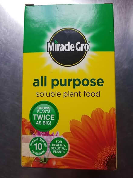 Photo of free Miracle Gro plant food (Sheffield 2) #1