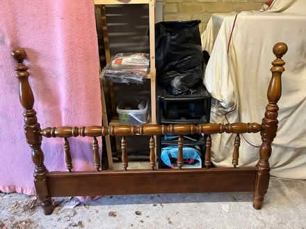 Photo of free Double Bed frame and base (Hornchurch RM11) #2