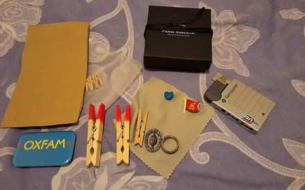 Photo of free Pegs, bead, badges, usb hub, etc (South Acton) #1