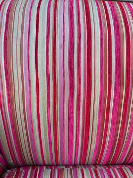 Photo of free Pink striped armchair (EX5 2HB) #2