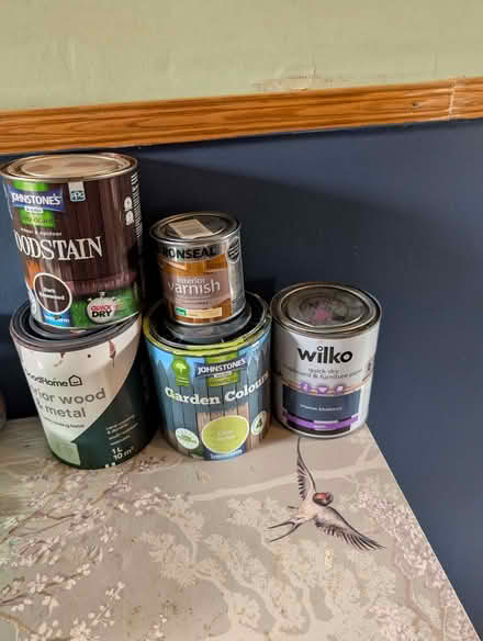 Photo of free Various Paints And Varnish - Job Lot (Uphill BS24) #1