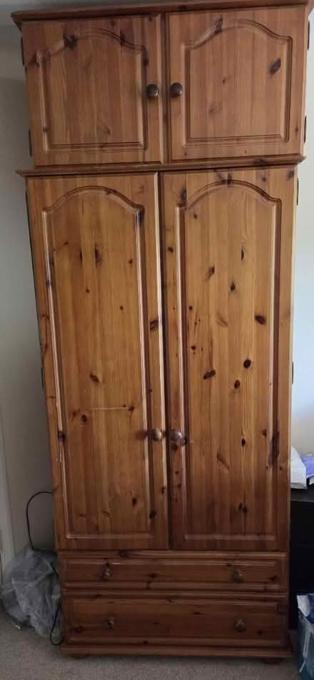 Photo of free Pine wardrobe with drawers (Bath, weston) #1