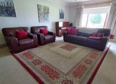 Photo of free 3-piece Leather Suite (Milltown Galway) #3