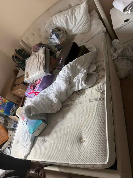 Photo of free 2 Hanging Bedside Tables And A Bed Small Double Mattress (Plumstead SE18) #1