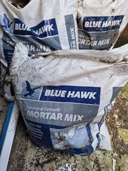 Photo of free 10kg Blue Hawk sand and cement mortar mix (Oxford OX4) #1