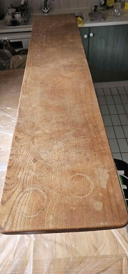 Photo of free Solid wooden bench (Altrincham) #3