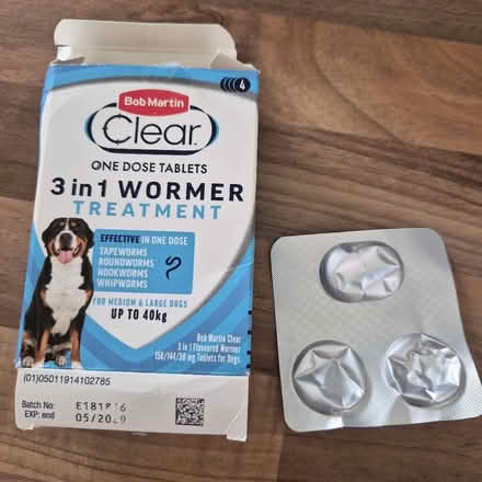 Photo of free 1 Wormer Tablet (Bleadon BS24) #1