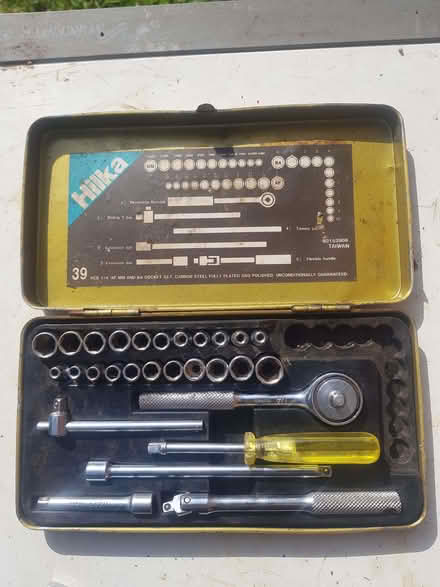 Photo of free HILKA 1/4 drive socket set AF and MM only. (Bear Flat BA2) #1