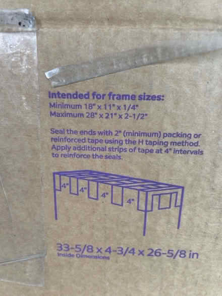 Photo of free Framed art shipping box (Wedgwood) #2