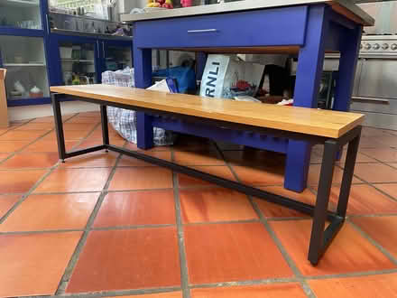 Photo of free Wooden and metal bench (Streatham Common) #2