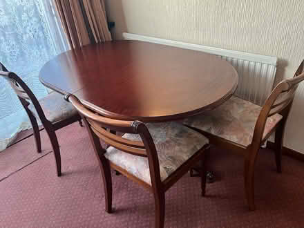 Photo of free Mahogany Dining Set (Canklow S60) #2