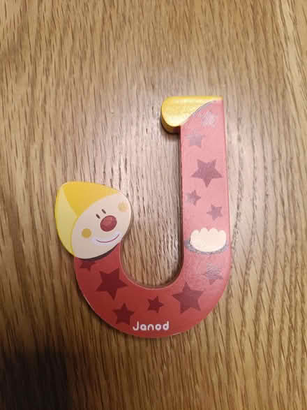 Photo of free wooden letter J (Gleneagles area, Wboro NN8) #1
