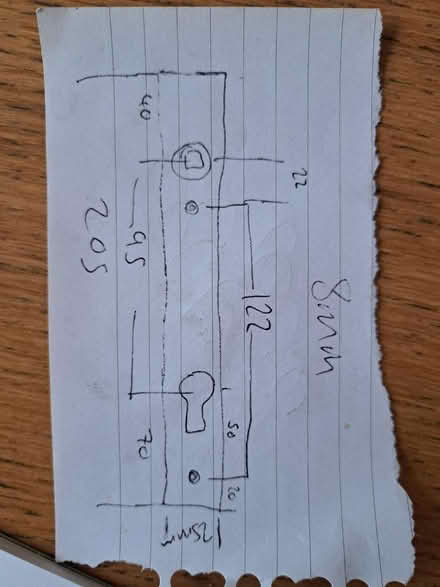 Photo of free upvc door handle (Heeley Green S14) #3