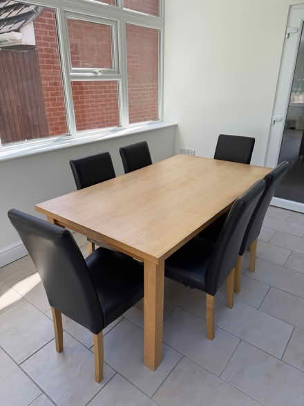 Photo of free Dining room table and 6 chairs (Heybridge CM9) #2