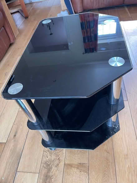 Photo of free TV stand Metal and Glass (West Hoathly) #2