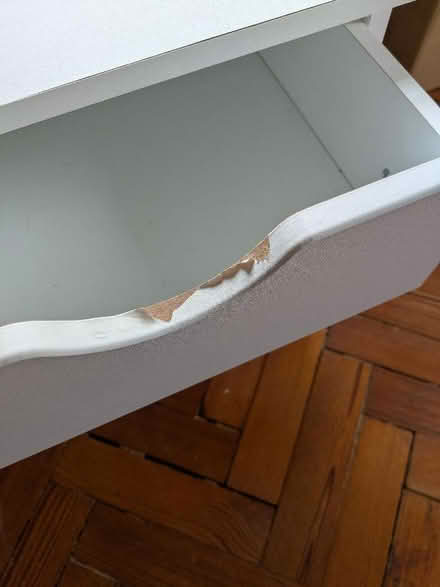 Photo of free Bedside drawers (white 3 drawers) (Woodham Ferrers CM3) #3