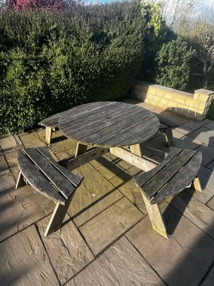 Photo of free 2 picnic benches (Bradford on Avon BA15) #1