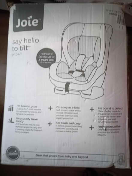 Photo of free Big Car seat box for moving (Odd Down) #1