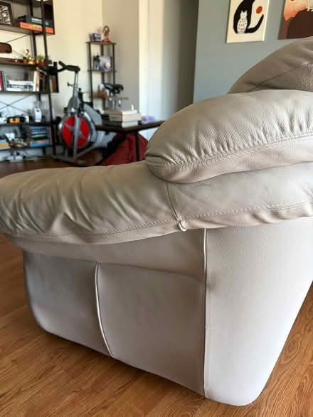 Photo of free Real Leather Couch (Sunnyvale/Cupertino) #3