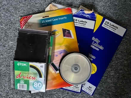 Photo of free Blank CDs, labels and inserts (Newhaven BN9) #1