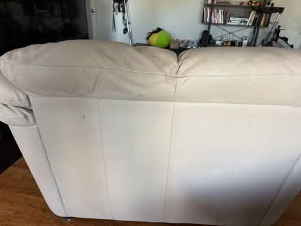 Photo of free Real Leather Couch (Sunnyvale/Cupertino) #4