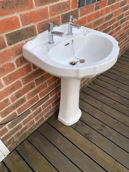 Photo of free Sink and pedastal (Totley S17) #1
