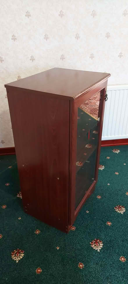 Photo of free Mahogany Hifi cabinet (Lower Penwortham PR1) #1