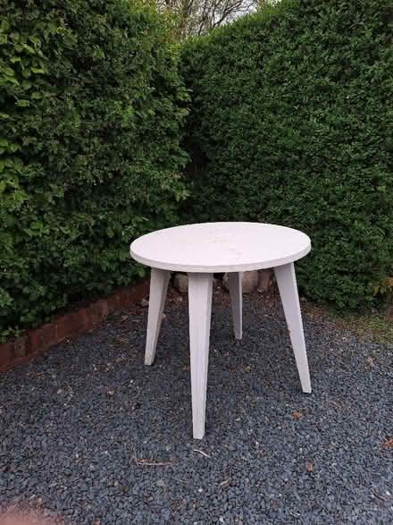 Photo of free White plastic garden table (Bowerham LA1) #1