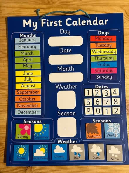 Photo of free Children’s magnetic calendar (Whitecross OX13) #1