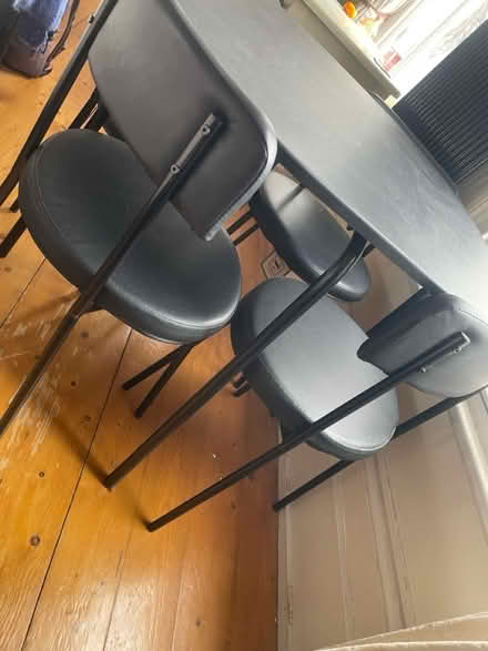 Photo of free Metal/plastic table & chair set (Hackney E8) #4