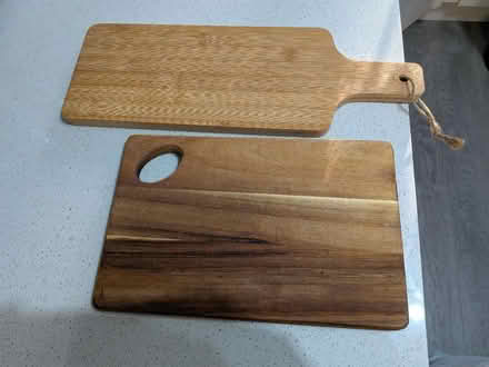 Photo of free X2 wooden chopping boards (Orton Goldhay PE2) #3