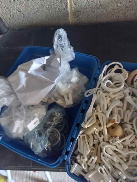 Photo of free Box of curtain hooks/hoops fixings (Wrose BD2) #2