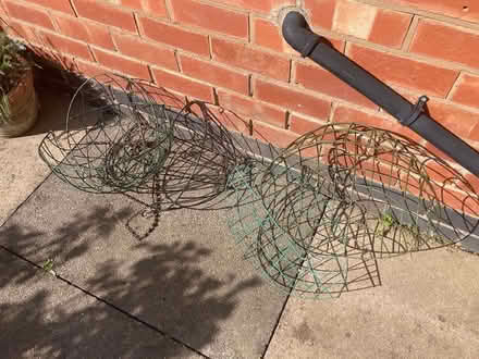 Photo of free 4 hanging baskets 1 wall basket (Western Park LE3) #1