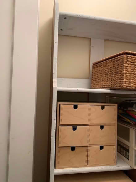Photo of free Tall wooden IKEA shelving unit (San Anselmo near Andronico’s) #3