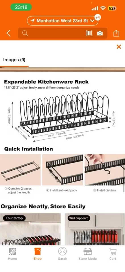 Photo of Pans/ lids organizer (Upper West Side) #4