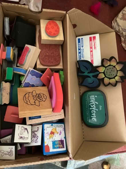Photo of free Wooden and rubber stamps (Malvern WR14) #1